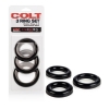 Colt Black 3 Ring Cock Ring Set