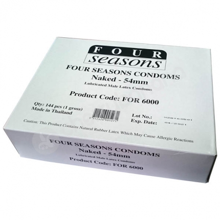 Four Seasons Naked Classic Regular Condoms 144 Pack Four Seasons Naked Classic Regular Condoms 144 Pack