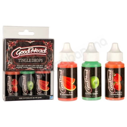 Goodhead Oral Sex Tingle Drops 3 Pack Goodhead Oral Sex Tingle Drops 3 Pack
