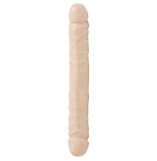 Jr. Veined Double Header Flesh 12" Dildo