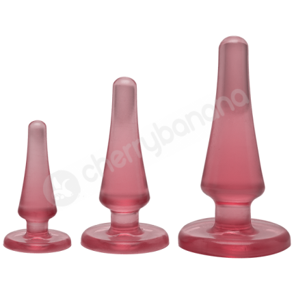 Crystal Jellies Pink Anal Initiation Kit