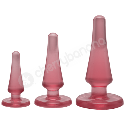 Crystal Jellies Pink Anal Initiation Kit Crystal Jellies Pink Anal Initiation Kit