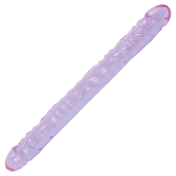 Crystal Jellies Purple 18'' Double Dong