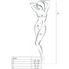 Passion Black Sheer Crotch-less Body Stocking O/S