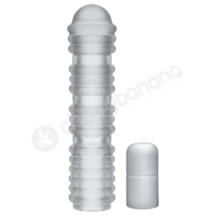 Xtend It Kit Frosted Ribbed Penis Extension Sleeve Xtend It Kit Frosted Ribbed Penis Extension Sleeve