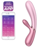 Satisfyer Hot Lover Pink/Dark Pink Rabbit Heating App Controlled Vibrator