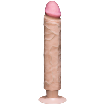 The Realistic Cock Flesh 10" Vibrating Dildo Without Balls
