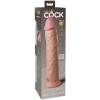 King Cock Elite 11'' Flesh Silicone Dual Density Cock Dildo