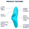 Satisfyer Teaser Blue Silicone USB Rechargeable Finger Vibrator