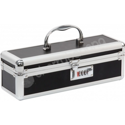 Lockable Medium Sex Toy Chest Storage Box Black