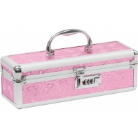 Lockable Medium Sex Toy Chest Storage Box Pink
