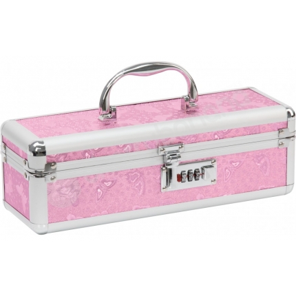 Lockable Medium Sex Toy Chest Storage Box Pink Lockable Medium Sex Toy Chest Storage Box Pink