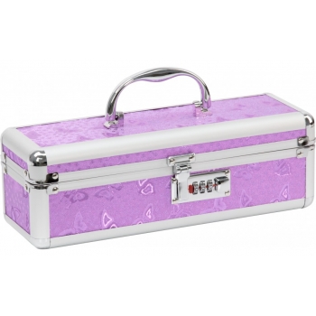 Lockable Medium Sex Toy Chest Storage Box Purple