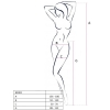Passion White Thigh-High Suspender Stocking O/S