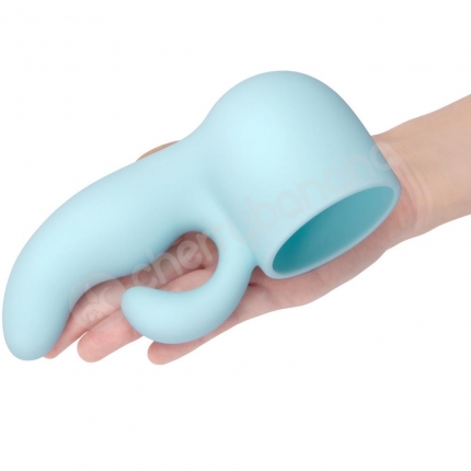 Le Wand Dual Weighted Original Silicone Wand Rabbit Style Attachment