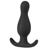 Anal Adventures Platinum Curve 3" Silicone Prostate Plug