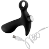 Anal Adventures Platinum Silicone Vibrating Black 3.2" Prostate Massager #1