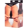 Tailz White Fluffer Bunny Tail Glass 7" Anal Plug