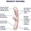 Satisfyer Hot Lover Silver/Champagne Rabbit Heating App Controlled Vibrator