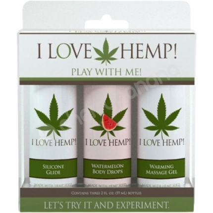 I Love Hemp Play With Me 3 Pack Sexual Enhancers