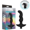 Anal Adventures Platinum Silicone Vibrating Black 4.2" Prostate Massager #3