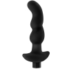 Anal Adventures Platinum Silicone Vibrating Black 4.2" Prostate Massager #3