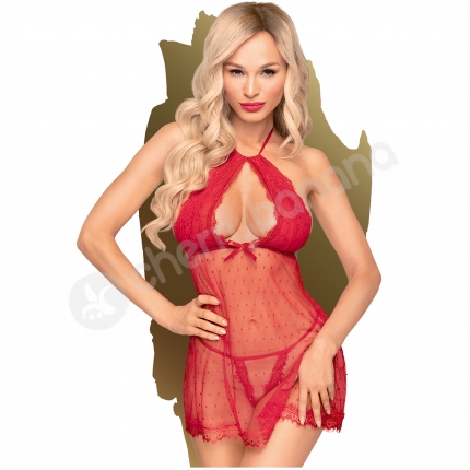 Penthouse Lingerie Red Libido Boost Babydoll With Thong