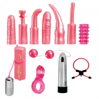 Dirty Dozen Pink Sex Toy Kit
