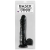 Basix Rubber Works Black 12'' Mega Dildo