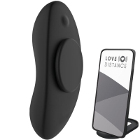 Love Distance Mag Black Magnetic App Controlled Panty Vibe