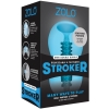 Zolo Mini Double Bubble Squeezable Textured Blue Penis Stroker 