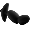 Anal Adventures Platinum Silicone Vibrating Black 4.7" Prostate Massager #4