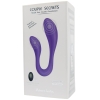 Adrien Lastic Couple Secrets II Hands Free Purple Double Penetration Vibrator