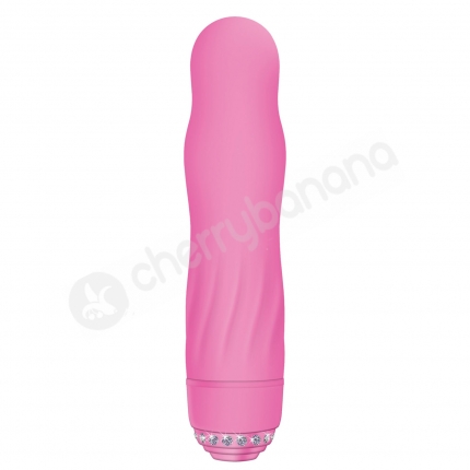 Adam & Eve Pink Silicone Diamond Darling Vibrator