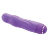 Adam & Eve Purple Silicone Diamond Darling Vibrator