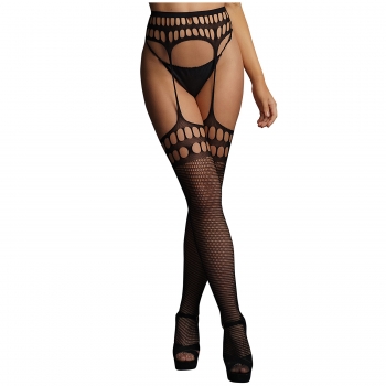 Le Desir Stockings With Open Design