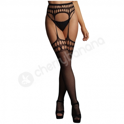 Le Desir Stockings With Open Design