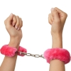 Attach Me Pink Fluffy Metal Handcuffs