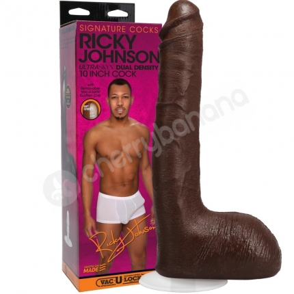 Signature Cocks Ricky Johnson 10" Ultraskyn Penis Dildo With Vac-U-Lock Suction Cup