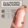 King Cock Elite 6'' Flesh Silicone Dual Density Cock Dildo