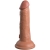 King Cock Elite 6'' Vibrating Tan Dual Density Cock Dildo