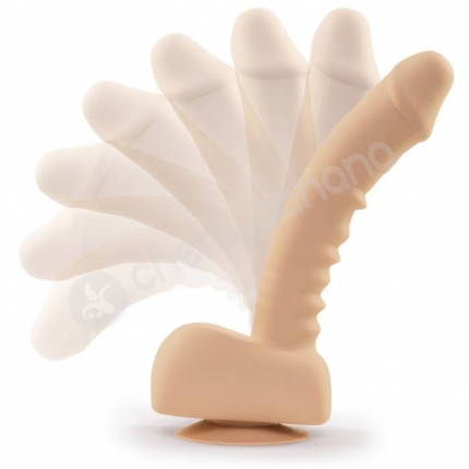 Uprize Flesh Remote Control Erecting 8" Vibrating Dildo Uprize Flesh Remote Control Erecting 8" Vibrating Dildo