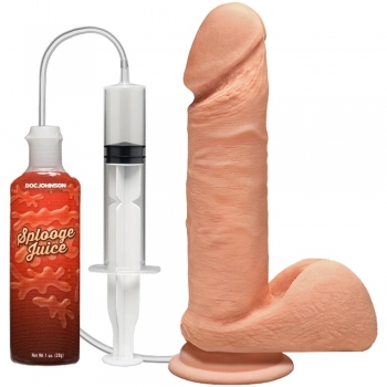 The D Perfect D Squirting 7" Realistic Dildo With Splooge Juice
