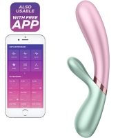 Satisfyer Hot Lover Pink/Mint Rabbit Heating App Controlled Vibrator