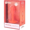 B-Vibe Orange Vibrating 3.4" Snug Plug 1 Weighted Butt Plug