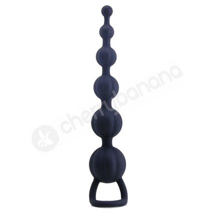 Adam & Eve Black Silicone Butt Beads Adam & Eve Black Silicone Butt Beads