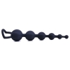 Adam & Eve Black Silicone Butt Beads