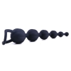 Adam & Eve Black Silicone Butt Beads