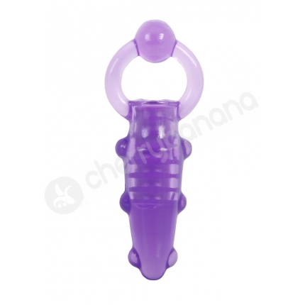 Adam & Eve Purple Finger Banger Vibrator
