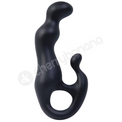 Adam & Eve Black Silicone P-spot Massager